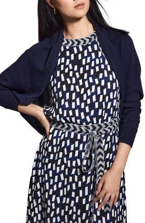 Nic+Zoe Cotton Blend Shrug Cardigan in Dark Indigo at Nordstrom Rack, Size Large
