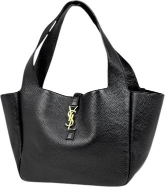 Saint Laurent Pre-owned Vintage Tote Bag - Dames - Vintage Schoudertas - Zwart - ONE Size - Vintage