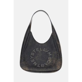 Stella McCartney Stella Mccartney Womens Logo Hobo Bag