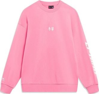 Li-Ning Embroidered Logo Sweatshirt Pink AWDT605-7