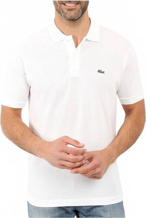 Lacoste Short Sleeve Classic Pique Polo In White