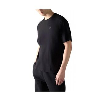 Moose Knuckles Tops, Heren, Zwart, XL, M36Mt 741 T-Shirt