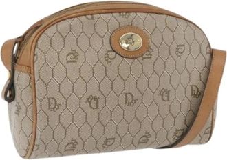 Dior Pre-owned Cross Body Bags, female, Beige, Size: ONE SIZE Pre-owned Vintage Shoulder Bag