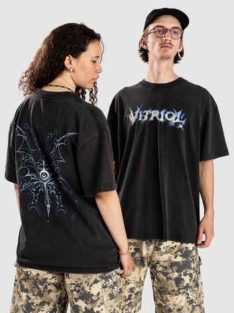 Vitriol Cyber Seraphim Boxy T-Shirt zwart