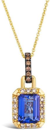 Le Vian 14K 1.72 Ct. Tw. Diamond & Tanzanite Drop Pendant