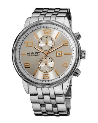 August Steiner Mens Classic Watch