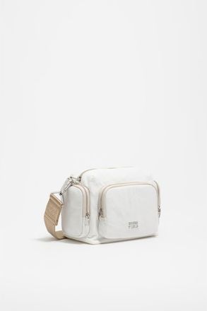Bimba & Lola Nylon Mini Utility Bag in White at Nordstrom