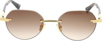 Bottega Veneta Stijlvolle zonnebril voor modebewuste individuen - unisex - Zonnebrillen - Bruin - ONE Size - Accessoires