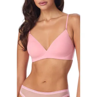 OnGossamer Next to Nothing Wireless Bra in Peony at Nordstrom, Size 32D