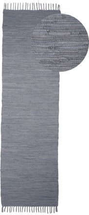 My Home Läufer »Handweb Uni, Wendetepich« rechteckig 5 mm Höhe Fleckerlteppich, reine Baumwolle, handgewebt, Uni, mit Fransen