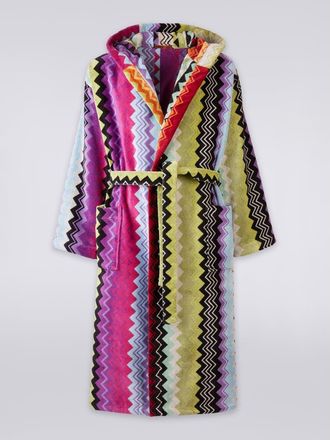 Missoni Home Giacomo Hooded Bathrobe in Orange at Nordstrom, Size Xx-Large
