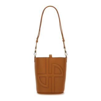 Patou Bucket Bags, female, Brown, Size: ONE SIZE Patou Bags.. Leather Brown