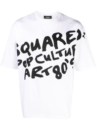 Dsquared2 Katoenen T-shirt - Wit