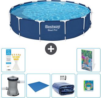 Bestway Piscina Bestway Steel Pro Redonda - 396x84 Cm - 7-piezas S220