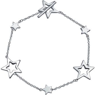 Bling Jewelry Sterling Silver Superstar Bracelet in Multi Color at Nordstrom Rack