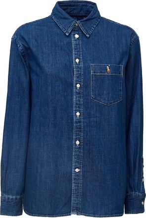 Polo Ralph Lauren Donna, Camicette, Blu, XL, new