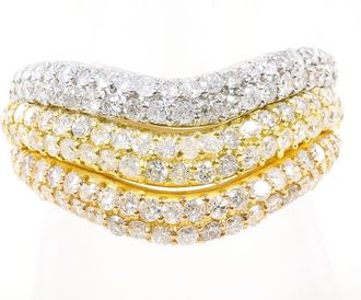C&A Unbranded pink gold Platinum yellow gold yellow gold (18K) pink gold (18K) Platinum 900 Band Ring (Pre-Owned)
