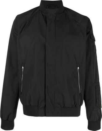 Herno Bomberjack - Heren - Bomber jackets - Zwart - L - Polyester - Jassen