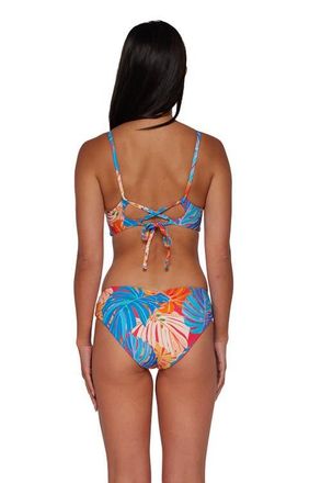 Sunsets Alana Reversible Hipster Bikini Swim Bottoms in Zesty Tropicana at Nordstrom, Size X-Large