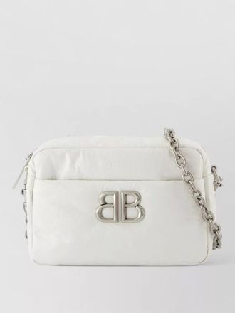 Balenciaga monaco xs leather camera chain shoulder bag