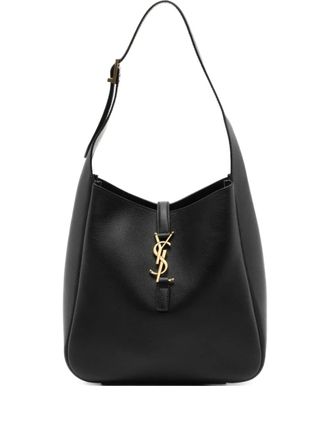 Saint Laurent Le 5 &agrave; 7 shoulder bag - women - Calf Leather/Brass - OS - Black