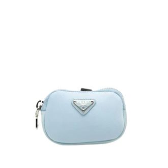 Prada Pre-owned Vintage Nylon Crossbody - Dames - Pre-owned - Blauw - Maat: ONE Size Nylon
