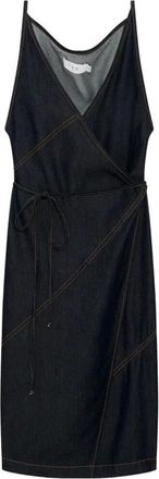 Iro Iro, Kleedjes, Dames, Blauw, S, Denim, Rania Wrap Dress