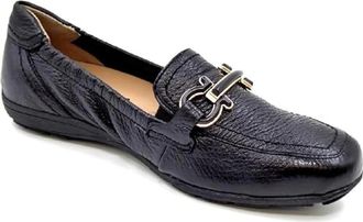 Caprice Deer Ocean Slip-Ons - Dames - Loafers - Blauw - 42 EU - Leer - Schoenen