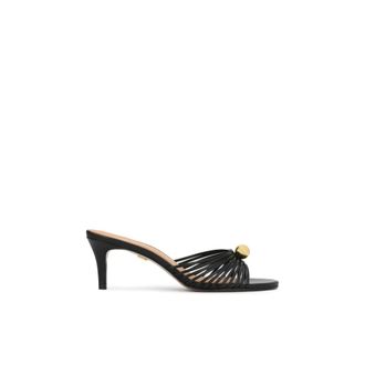 Kazar Schoenen, Dames, Zwart, 36 EU, Leer, Stiletto Mules