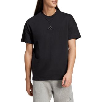 adidas All Szn Trefoil Cotton T-Shirt in Black at Nordstrom, Size Large
