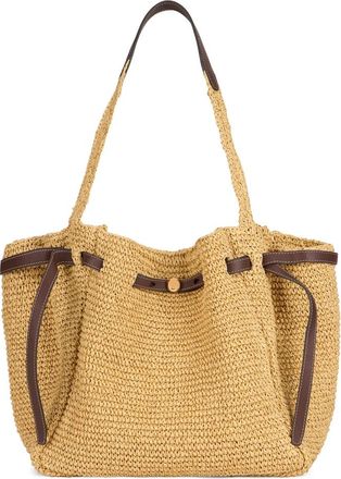 Tory Burch Romi Tote Bag - Dames - Shoppers - Beige - ONE Size - Leer - Tassen