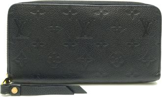 Louis Vuitton Noir Monogram Empreinte Long Wallet (Bi-Fold) (Pre-Owned)
