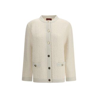 Gucci Beige Wool Womens Cardigan