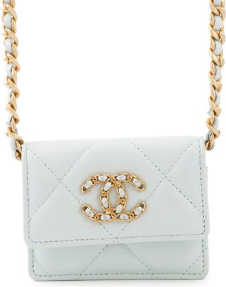 Chanel Leather Chain/Shoulder Wallet (Pre-Owned)