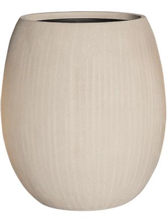 Baq In-/Outdoor Blumentopf Polystone Coated Plain Balloon &oslash; 48/ H 55 cm - Natural