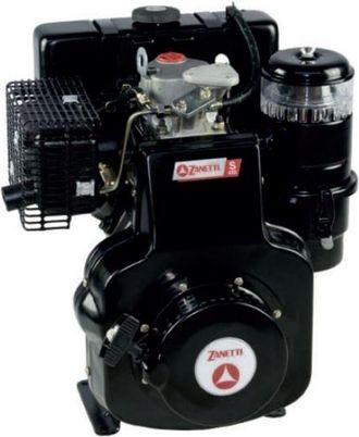 Zanetti Motor Diesel Completo S400l10e Zanetti Cil&iacute;ndrico 25.4x99.20 Arranque El&eacute;ctrico