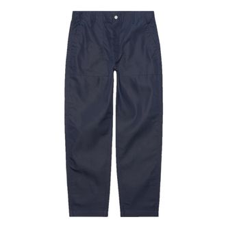 Edwin Baker Garment Washed Pant - Heren - Straight fit broeken - Blauw - L - Katoen - Broeken