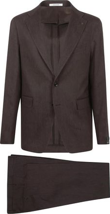 Tagliatore Jurken - Heren - Business pakken - Bruin - M - Kostuums