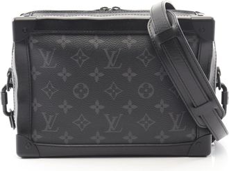 Louis Vuitton Black Monogram Eclipse Noir Coated Canvas Leather Handbag Shoulder Bag (Pre-Owned)