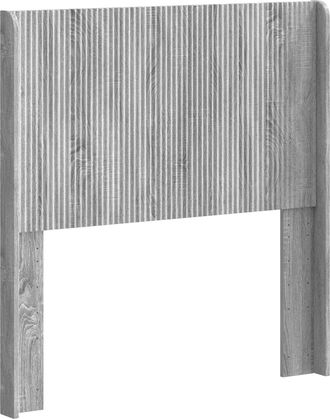 vidaXL Cabecero Sonoma Gris Madera De Ingenier&iacute;a Vidaxl