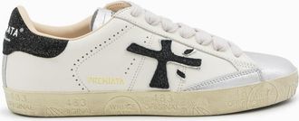 Premiata White Leather Stevend Sneakers