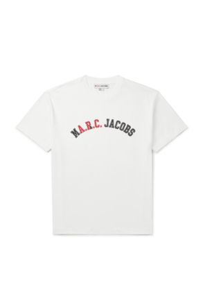 A.P.C. + Marc Jacobs Logo-Print Cotton-Jersey T-Shirt
