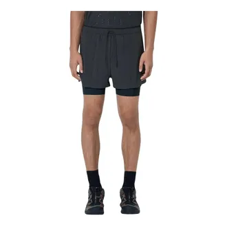 On Running Fitness, Heren, Zwart, L, Polyester, Zero 2-In-1 Shorts