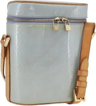 Louis Vuitton Pre-owned Cross Body Bags, female, Blue, Size: ONE SIZE Pre-owned Lavande Patent Leather Shoulder Bag
