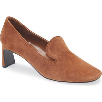 Jeffrey Campbell Tidy Loafer Pump in Tan Suede at Nordstrom Rack, Size 7.5