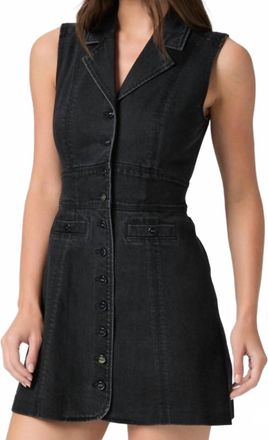 Paige Womens Vida Dress In Faded Darkness