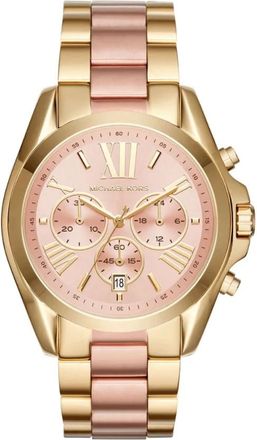 Michael Kors Bradshaw Chronograph Horloge - Dames - Horloges - Geel - ONE Size - Accessoires