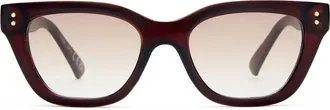 AIRE Nightglow Cat Eye Sunglasses in Chestnut at Nordstrom