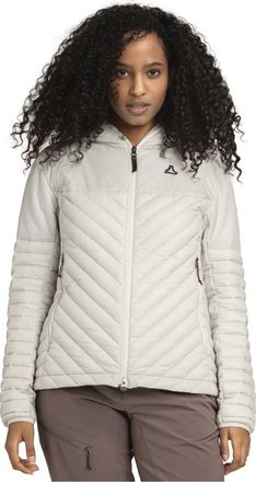 Sch&ouml;ffel Daunenjacke SCH&Ouml;FFEL Down Jacket Style Cascata WMS, Damen, Gr. 42, beige (natur), Obermaterial: 100% Nylon. Futter: 100% Nylon. Wattierung: 90% Daunen