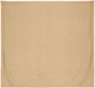 Fendi Brown Logo Scarf